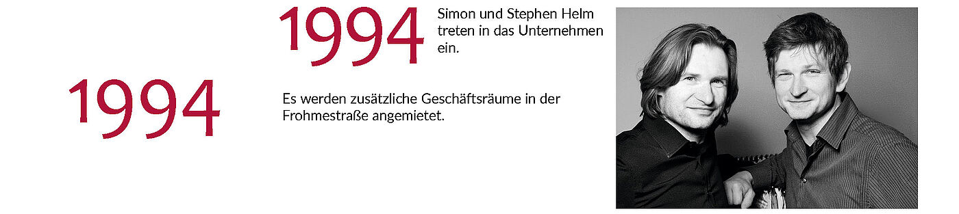 Portrait Stephen und Simon Helm