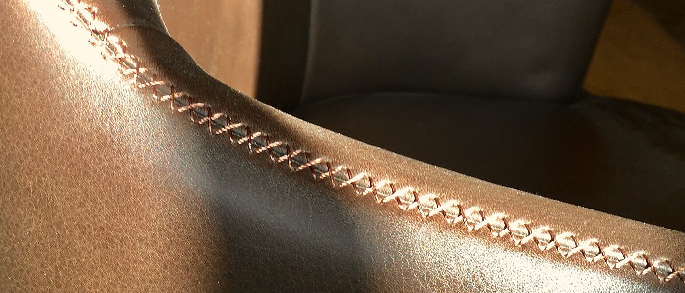 Ledersessel Detail