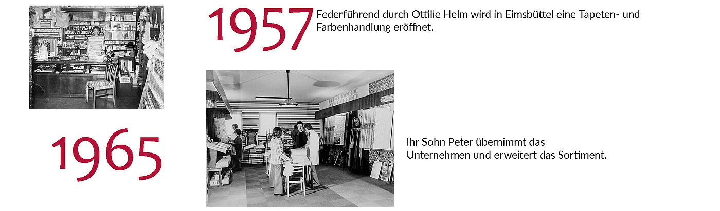 Bild der Geschäftsräume in den 60er Jahren