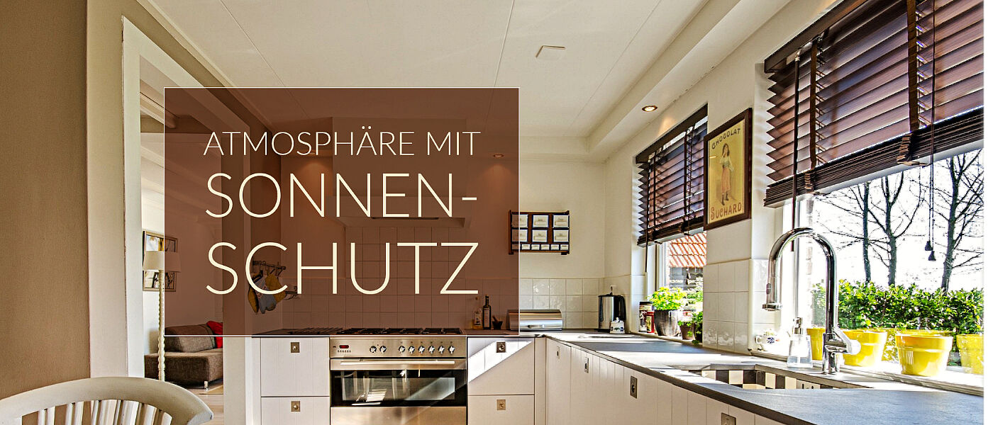 Sonnenschutz Holzjalousien schaffen Atmosphäre